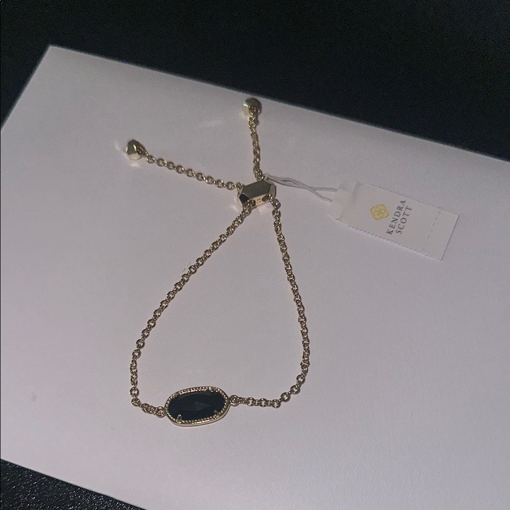 Kendra Scott Gold and Black Bracelet